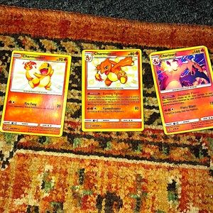 Ultimate Charmander +Charmeleon +Charizard 3 cards